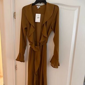 Women’s duster sheer brown